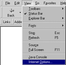 Internet Options